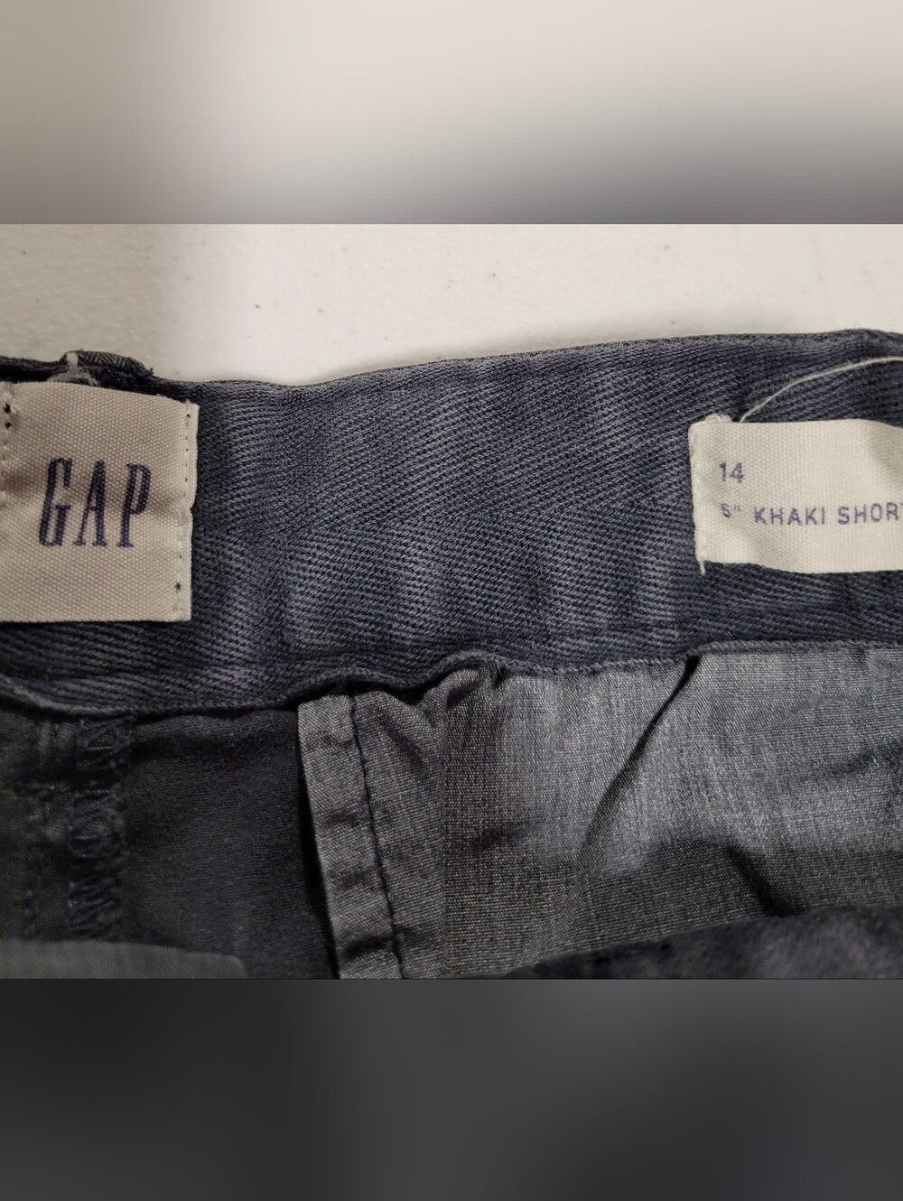 GAP Women's Charcoal Gray Utility Shorts - Picture 2 of 3